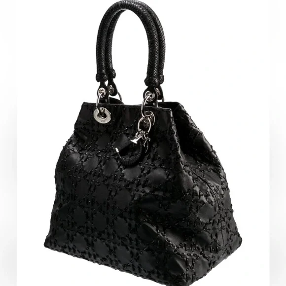 ☀️💃 Christian Dior Medium Cannage Lady Dior - Picture 4 of 10